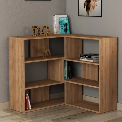 SAMPHLE – Brown Side Display Bookcase